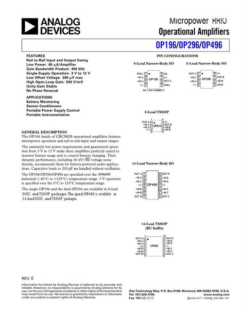 analog devices op amps,Analog Devices Op Amps: A Comprehensive Guide